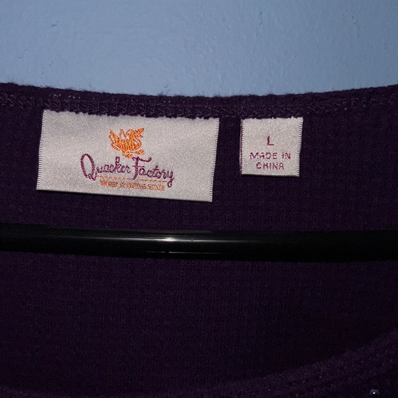 Quacker Factory Long Sleeve Shirt - Picture 4 of 4